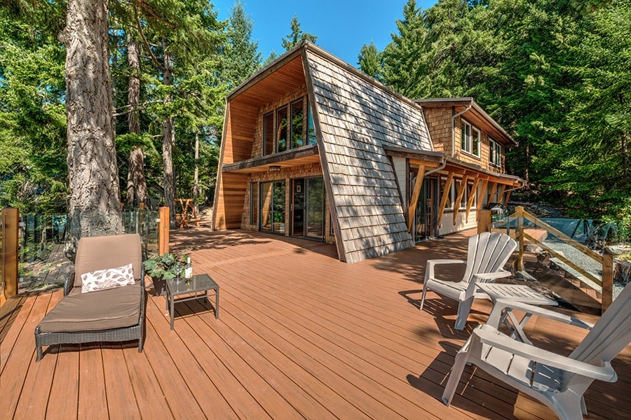 Thetis Island ocean front cabin renovation