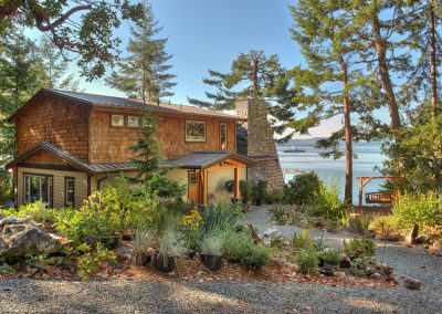 beautiful oceanfront custom home exterior