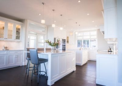 Beautiful large kitchen and breakfast area of goldstream heights custom home