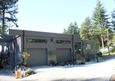 Custom metal siding for Yellowpoint Renovation