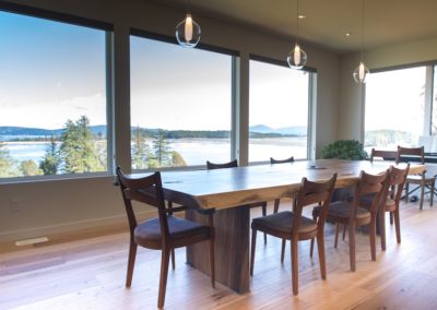 Modern dining area