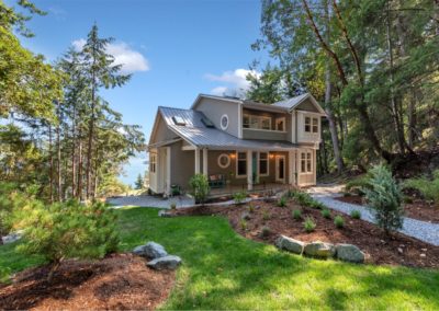 front exterior of award winning Genoa bay custom home