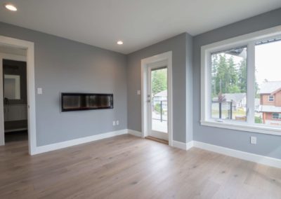 driftwood custom home master bedroom