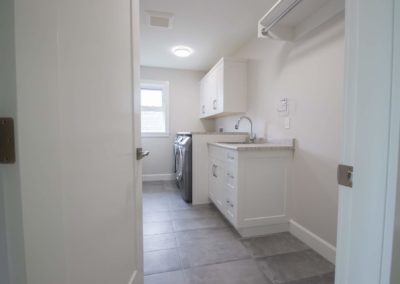 laundry room custom home