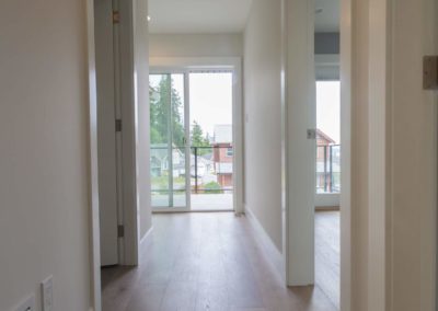 sliding glass doors leading to deck