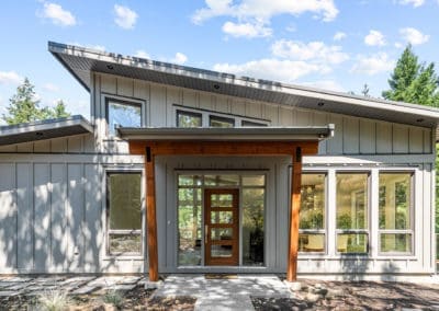 award-winning Georgia Park Heights Custom Home exterior front entrance