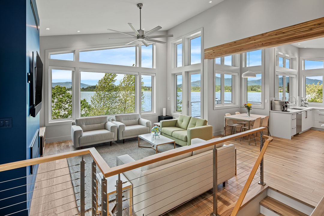 Triple pane windows in Quamichan Net Zero Home