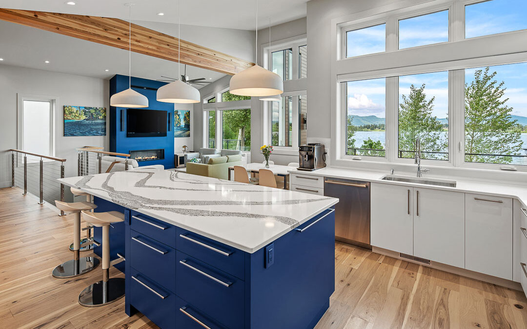 Quamichan Net Zero Home open concept kitchen