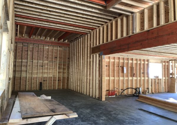 framing a carriage home with an oversized RV garage