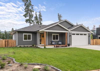Front elevation custom home