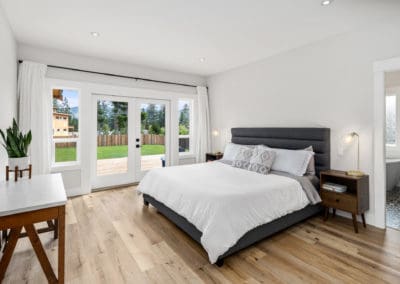 Master bedroom Marble Bay Lake house