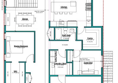 Quamichan net zero home main floor plan