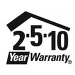 2-5-10 year warranty logo