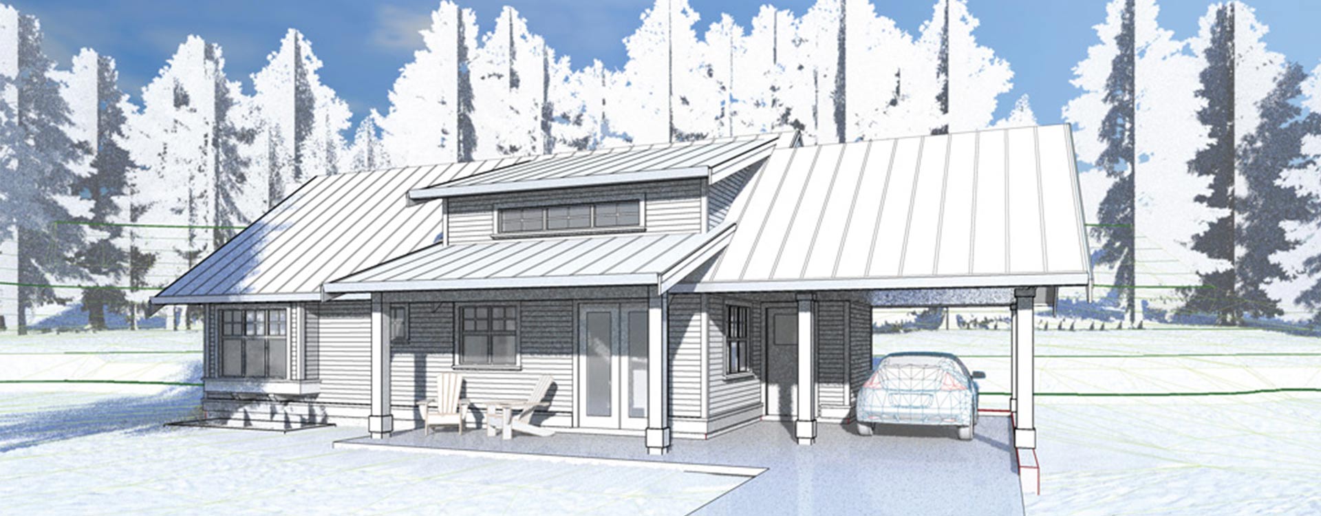 Kings-cottage-3d-rendering Kings Cottage 3D rendering exterior small rancher style home
