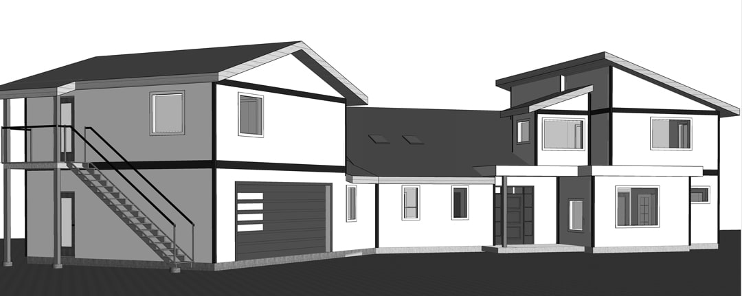 rendering concept of custom home