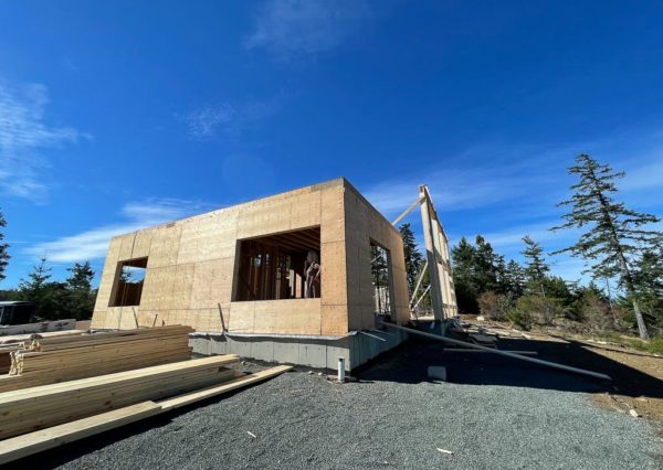 Framing Malahat Custom Home