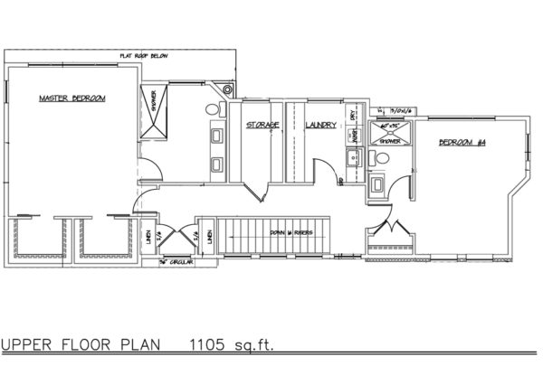 Highbank upper floor plan