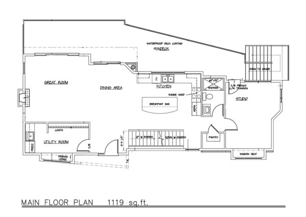 Highbank main floor plan