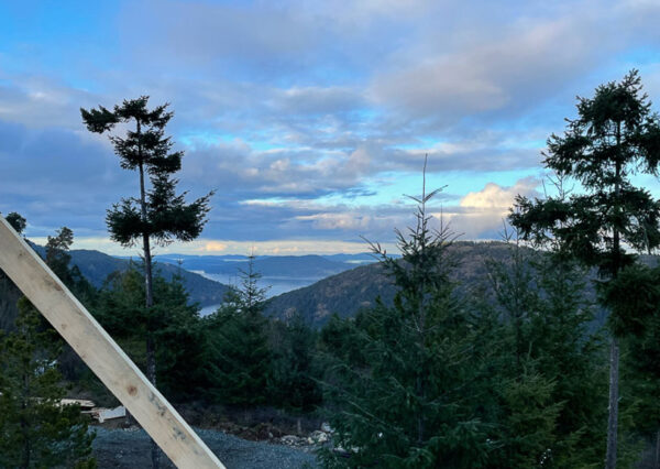 View from Malahat custom home