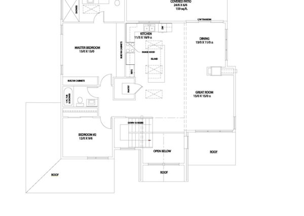 Modern Valley main floor plan