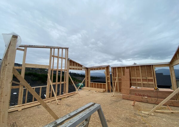 Second floor Modern Valley framing progress