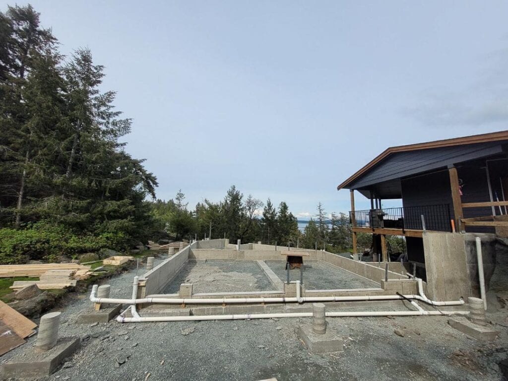Foundation prep renovation/addition
