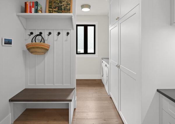 Mudroom/laundry room combination