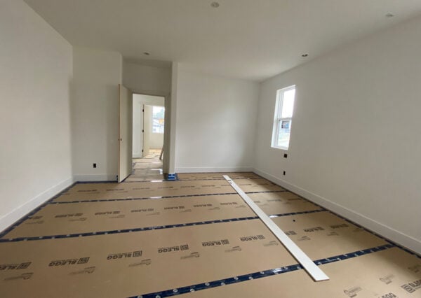 Flooring protection interior progress