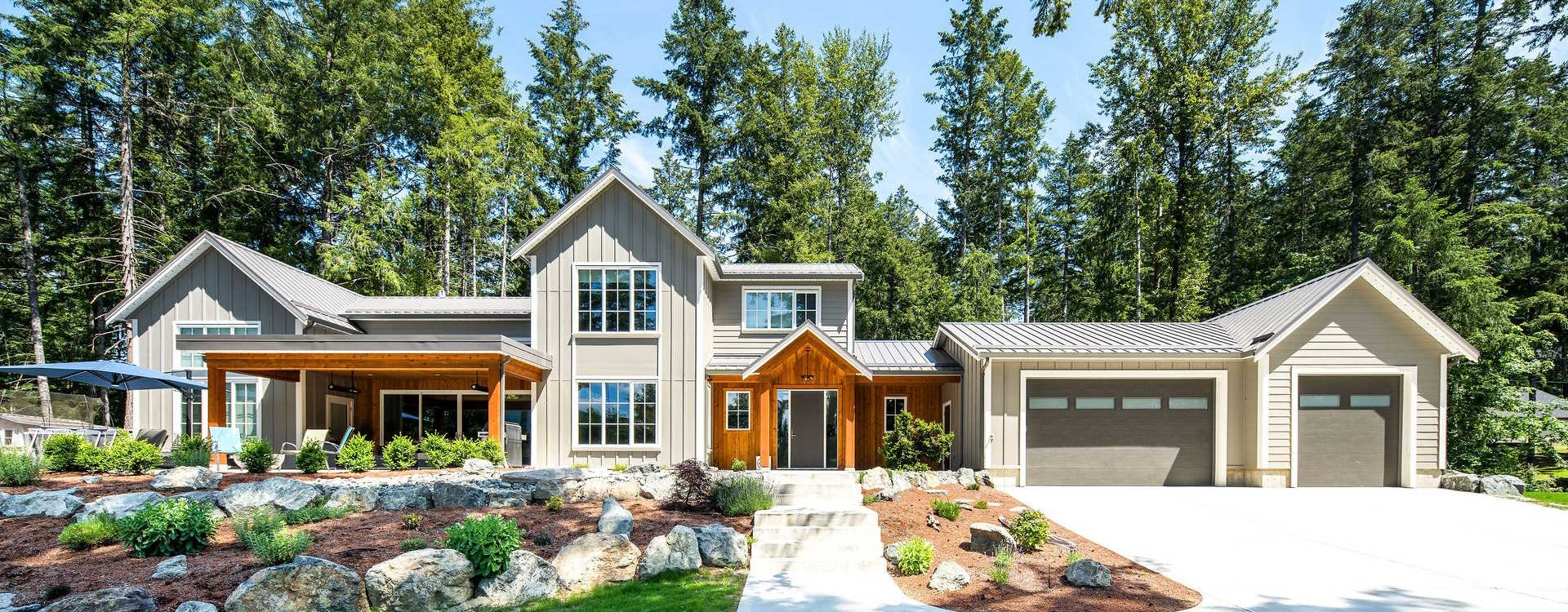 Custom home built in Cowichan Valley