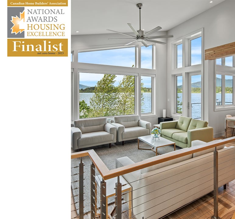 Finalist Award with Quamichan Net Zero Interior