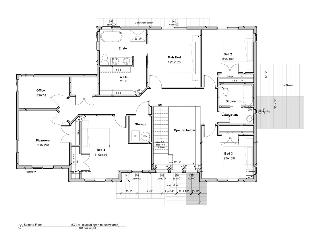 Cowichan Bay custom home second floor