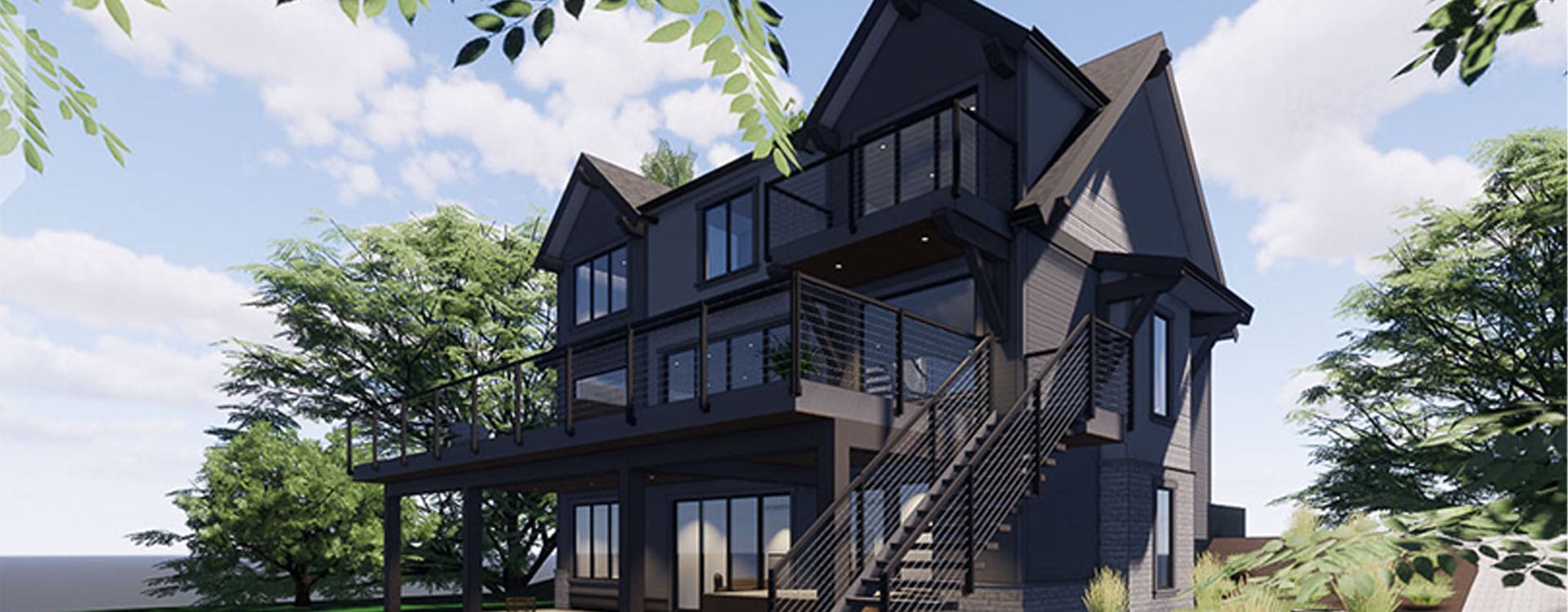 Shawnigan Lake Custom Home concept rendering