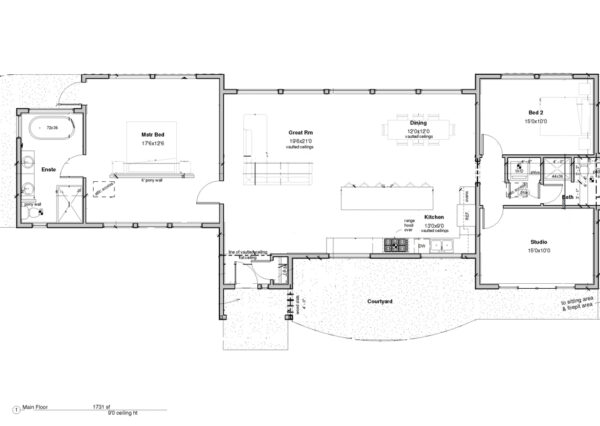 Salt Spring Escape floor plans