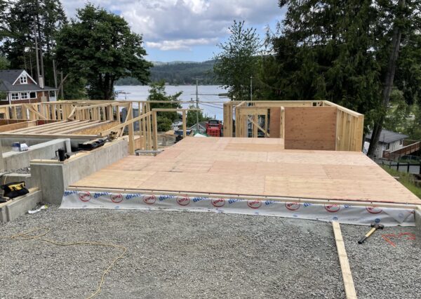 Shawnigan Lake view framing