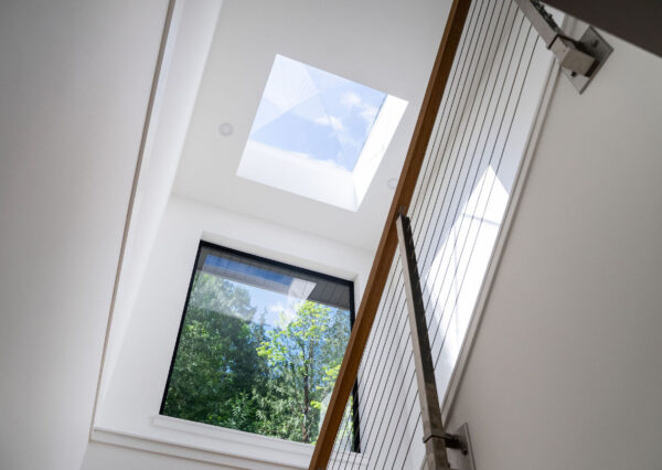 Skylight and large window from stairwell