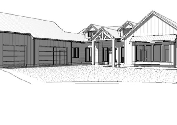 Home exterior design for luxury custom oceanfront home