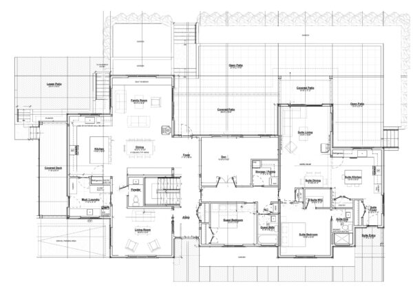 Large family home with a suite floorpans