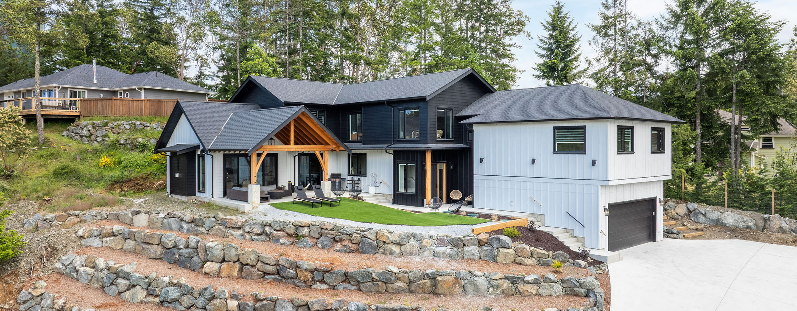 Custom home in Shawnigan Lake built by Made to Last Custom Homes
