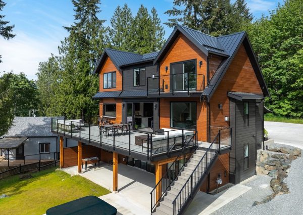 Custom designed home built in Shawnigan lake
